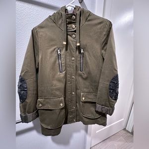 Topshop utility rain coat - Olive green